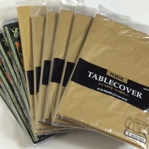 Ten Plastic Table Covers